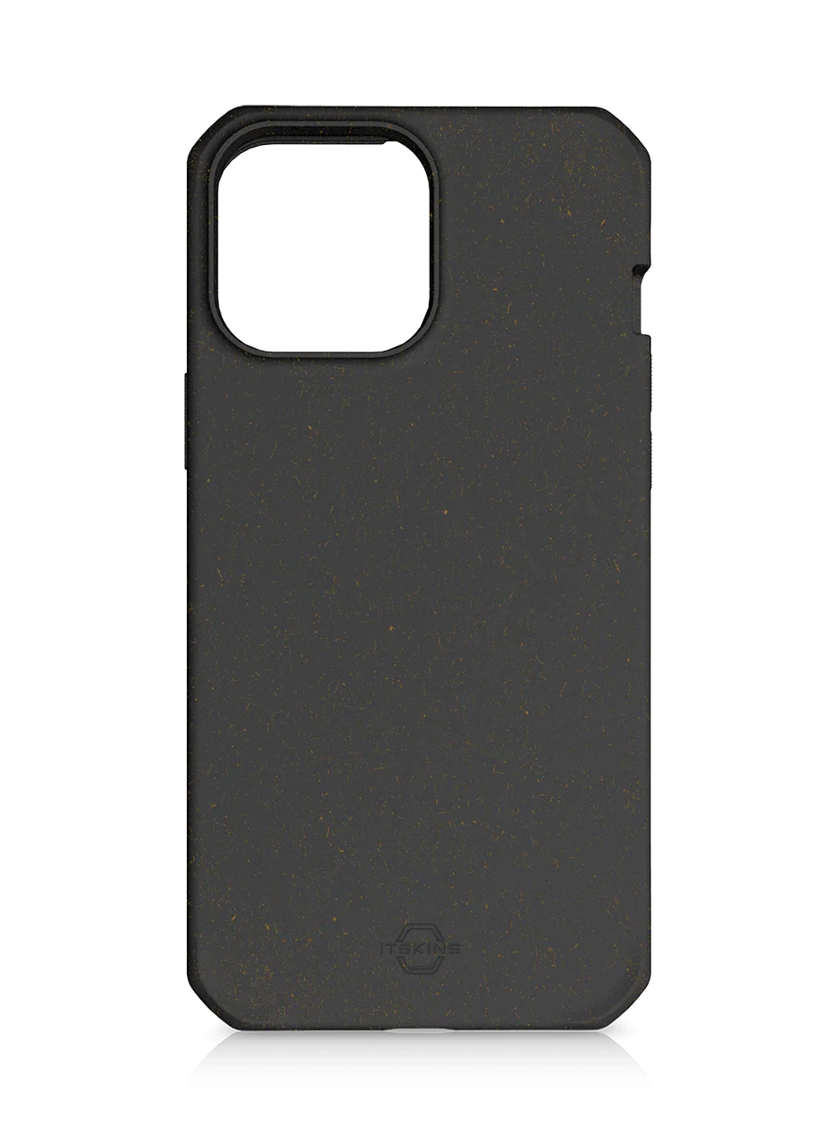 Itskins Feroniabio Terra iPhone 13 Pro Cover - Black - Tashqila Itskins Feroniabio Terra iPhone 13 Pro Cover - Black - Tashqila